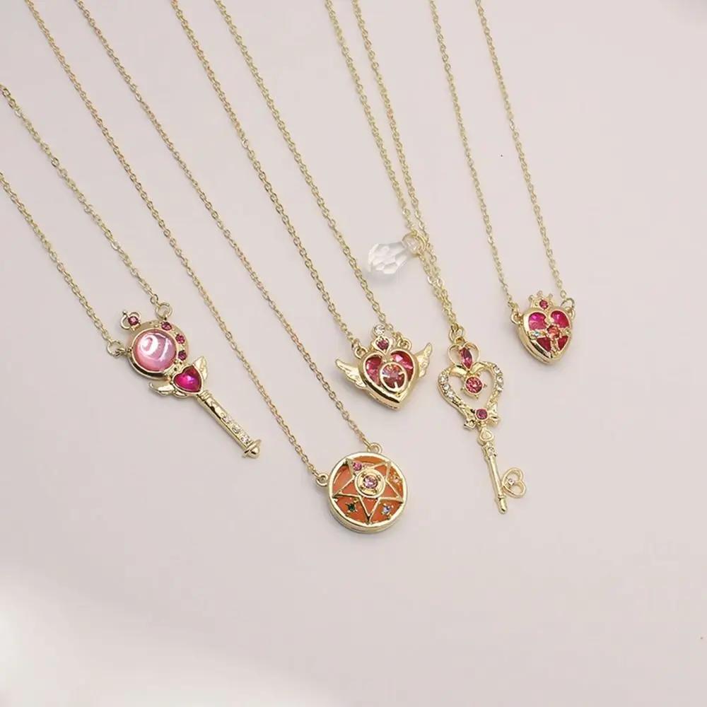 Collier pendentif Cosplay en cristal pour fille, accessoires de Cosplay, Anime pour marin lune, bagu