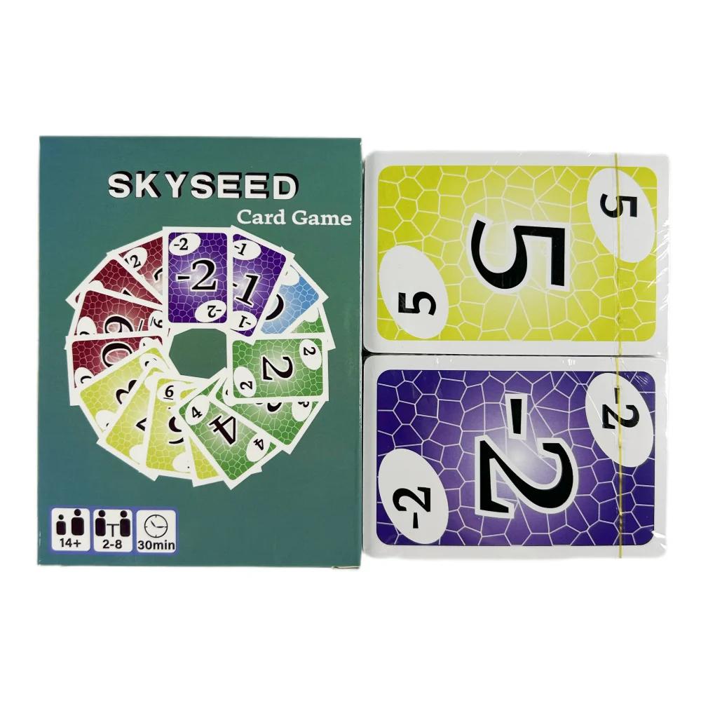 Skyseed jeu de cartes 150 cartes à jouer jeu de société pont Exploration amusante édition d'action c
