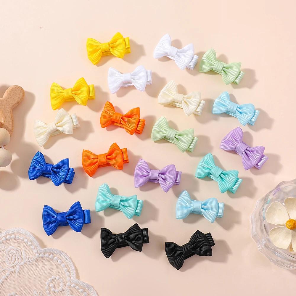 Mini pinces à cheveux Dopamine pour bébés filles - 10 pièces faites à la main accessoires