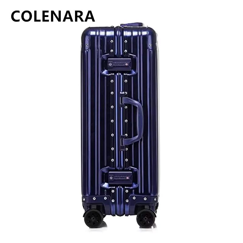 COLENARA valise de cabine valise à bagages de grande capacité 20 "boîte d'embarquement tout en alumi