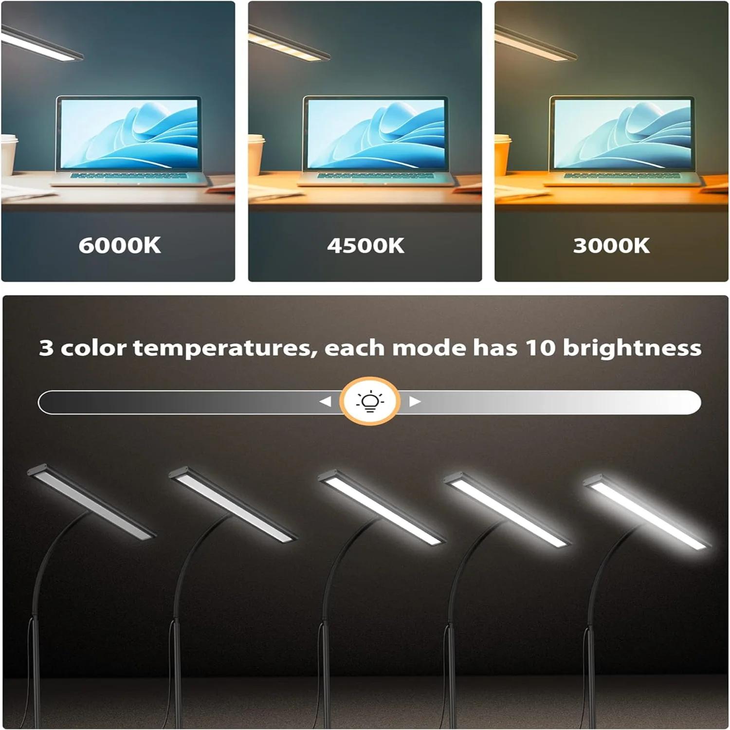 Barre lumineuse de moniteur LED pour écran d'ordinateur, lampe de bureau USB à intensité variable en