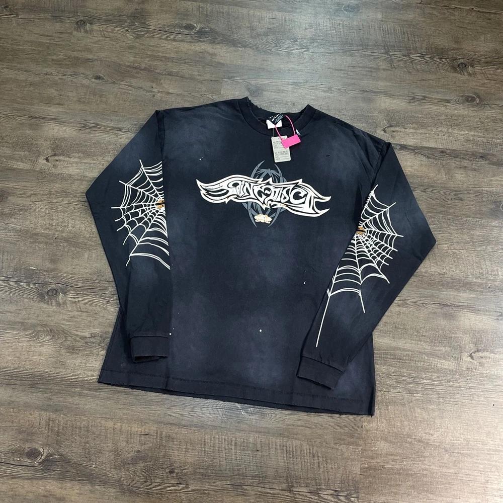 Yao mode SAINT OF MICHAEL rétro 100% coton marque de luxe surdimensionné hauts amples t-shirt décont