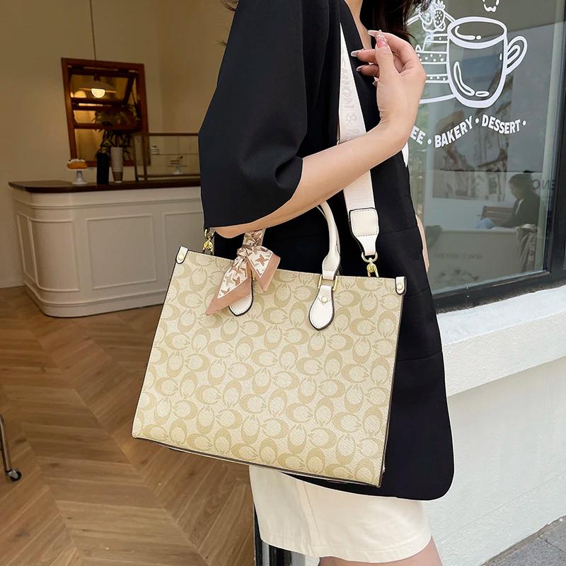Sac à langer minimaliste unique et élégant, sac bandoulière pour femme, fourre-tout tendance pour le