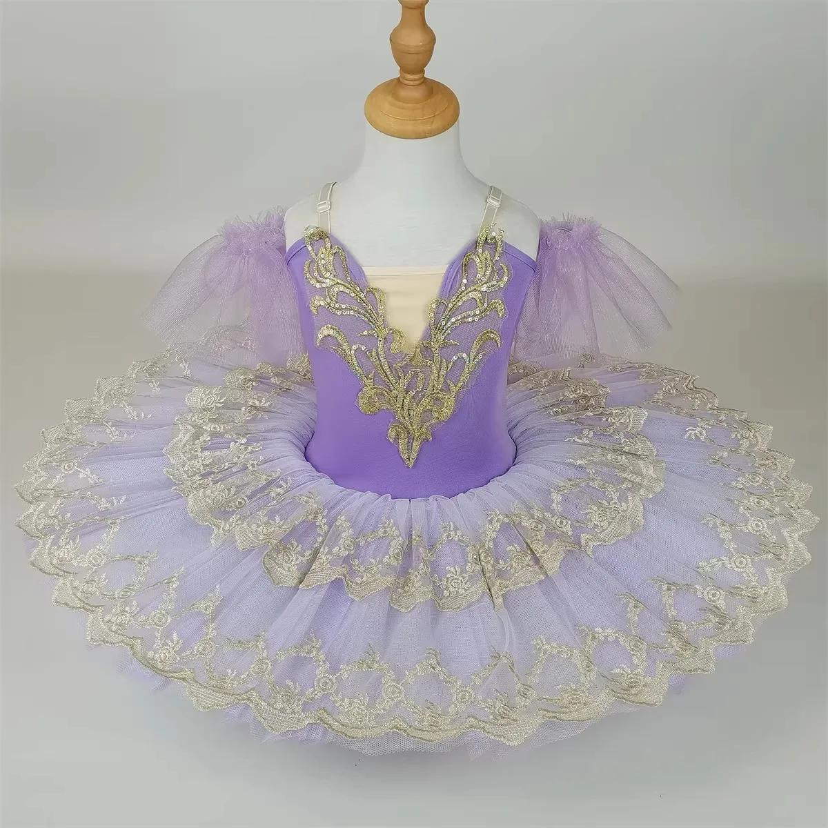 Robe tutu de ballet rêveuse pour spectacles sur scène, robes de princesse pour filles, costumes de d