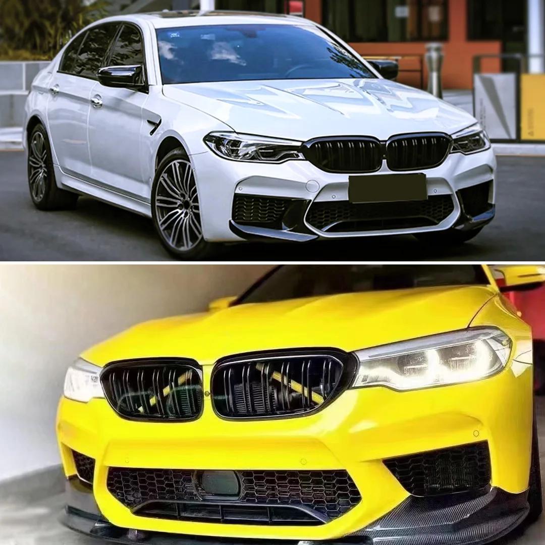 Grille de pare-chocs avant pour BMW série 5 M5 G30 G31 520i 530i 540i ABS calandre avant noir brilla