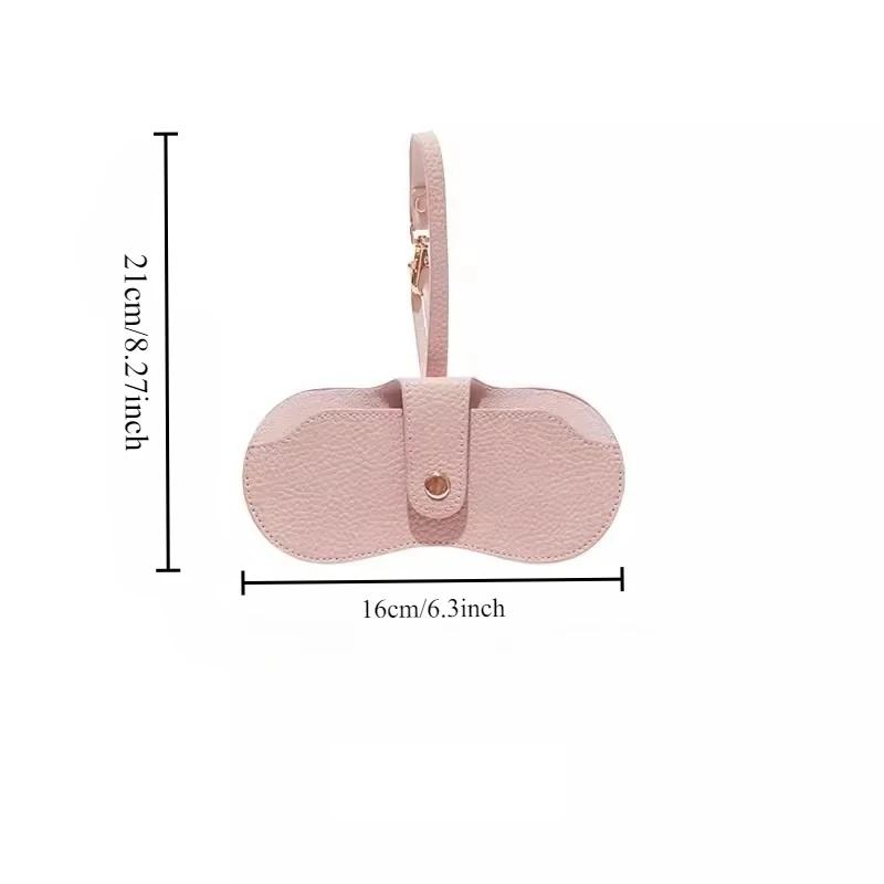 Sac à lunettes Portable, pochette en cuir souple pour lunettes de soleil, étui à lunettes mince à la