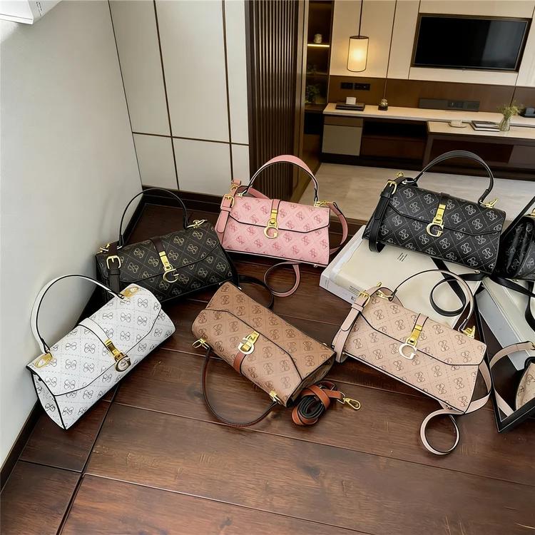 Sac à langer rétro minimaliste pour femmes, sac à main de luxe à bandoulière, sac fourre-tout en cui