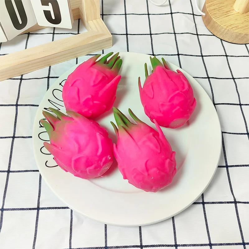 Boule à presser pour fruits Dragon, décompression amusante, cadeau Squishy, anti-Stress, Fidget, jou