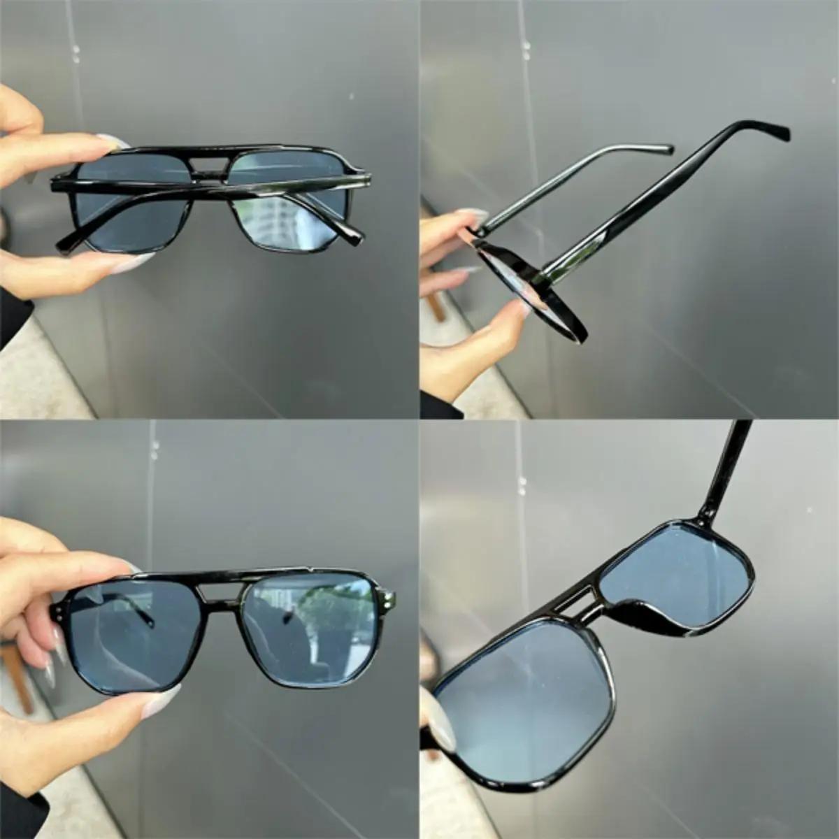 Lunettes de soleil tendance pour femmes, UV400, Anti-Ultraviolet, unisexe, élégantes, à Double faisc