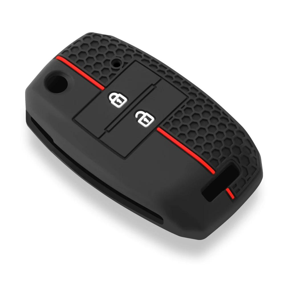 Coque de protection en Silicone pour clé de voiture, étui de protection pour KIA Ceed Picanto RIO 3 