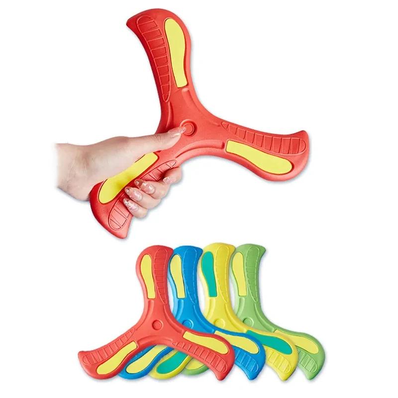 Boomerang – jouet d'extérieur croisé à trois feuilles pour enfants, disque volant, jouet de sport in