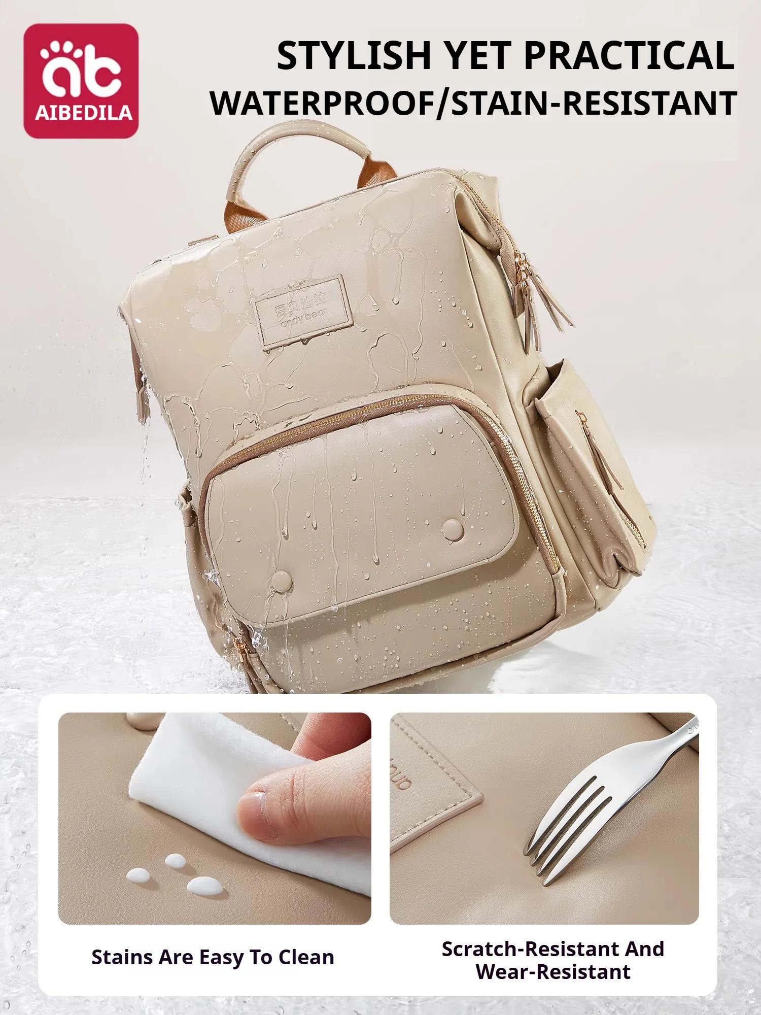 AIBEDILA sac à couches sac à dos sac pour femme sac à dos sac à couches pour bébé sac à dos de mater