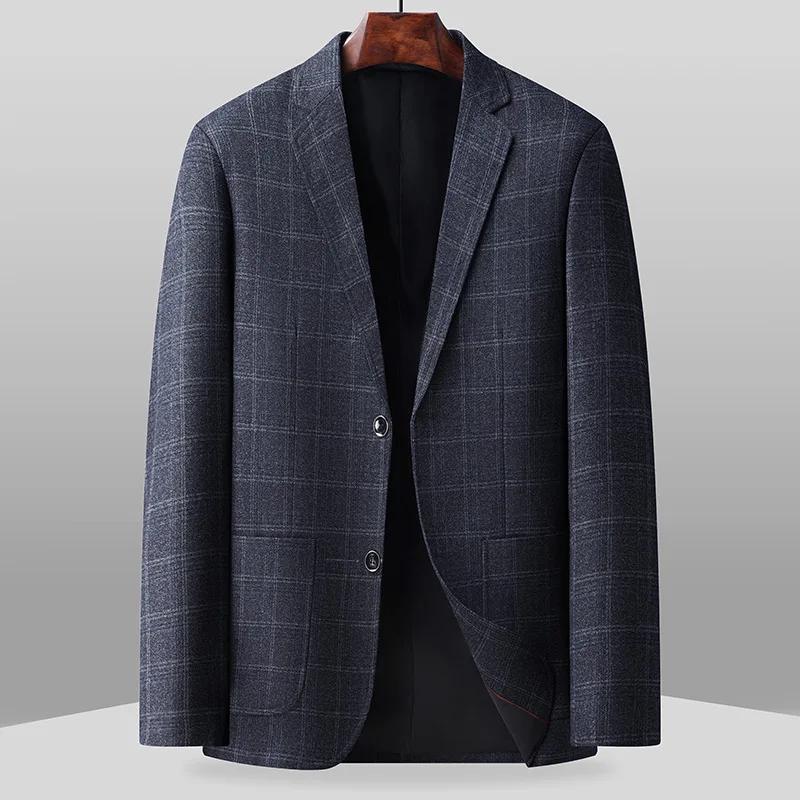 Nouvelle Veste de Costume Homme Coupe Slim 2026 - Couleur Unie Classique Chic Décontracté Formel