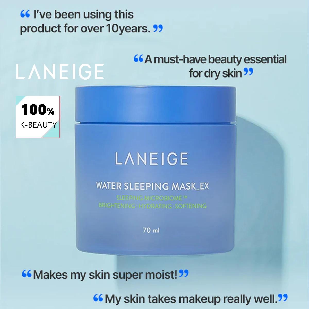 Masque de nuit hydratant LANEIGE 70ml, hydratation intense, soin de luxe, cosmétique coréen, K-Beaut