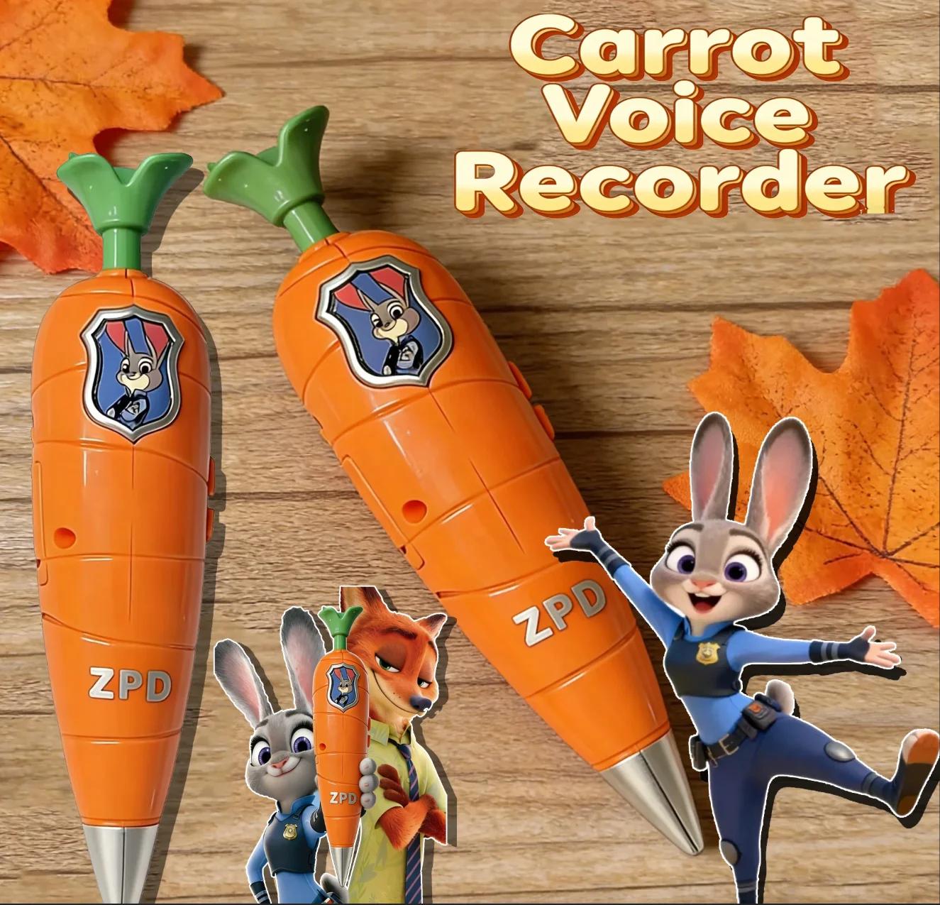 NOUVEAU Stylo Enregistreur Carrot |   pour les enfants |   Mini enregistreur des années 60 |   Stylo