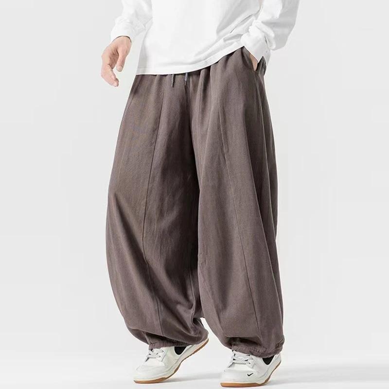 Pantalon Harem Décontracté Homme Grande Taille Nouvelle Collection Printemps 2026 Style Simple Stree