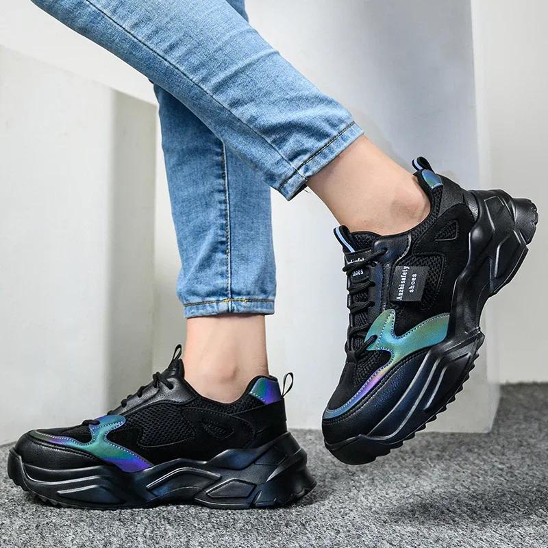 Chaussures de sécurité respirantes pour femmes, bottes de protection, baskets anti-écrasement, anti-