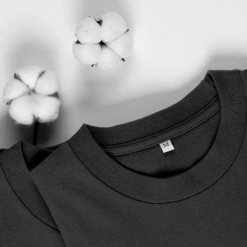 Nouveau t-shirt à manches courtes en coton 100% pur, adapté aux hommes et aux femmes. C'est un style