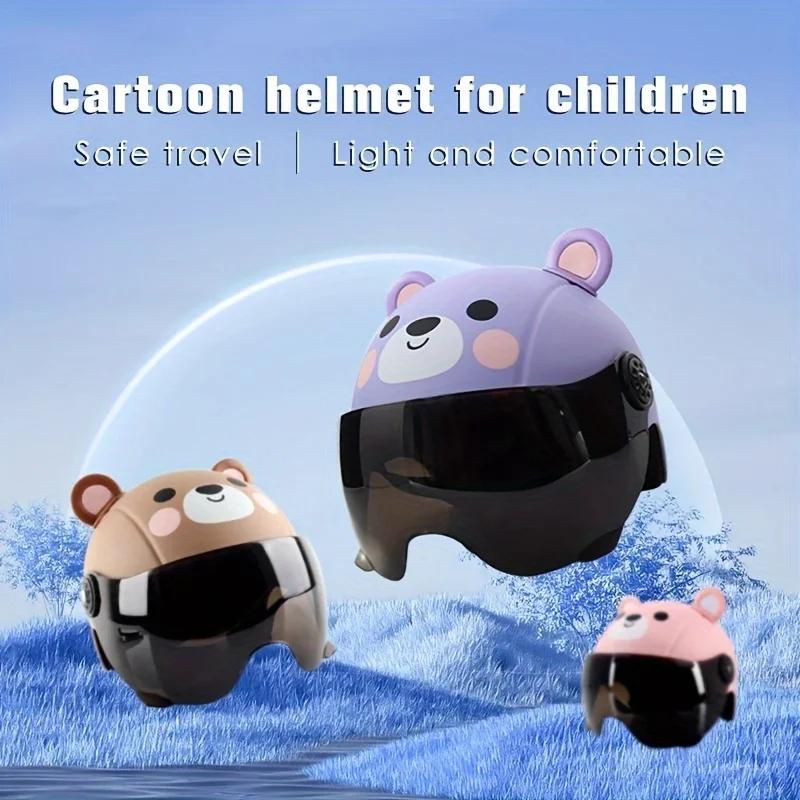 Casque d'équitation pour enfant réglable apparence Adorable Ultra-léger absorbant les chocs ABS enfa