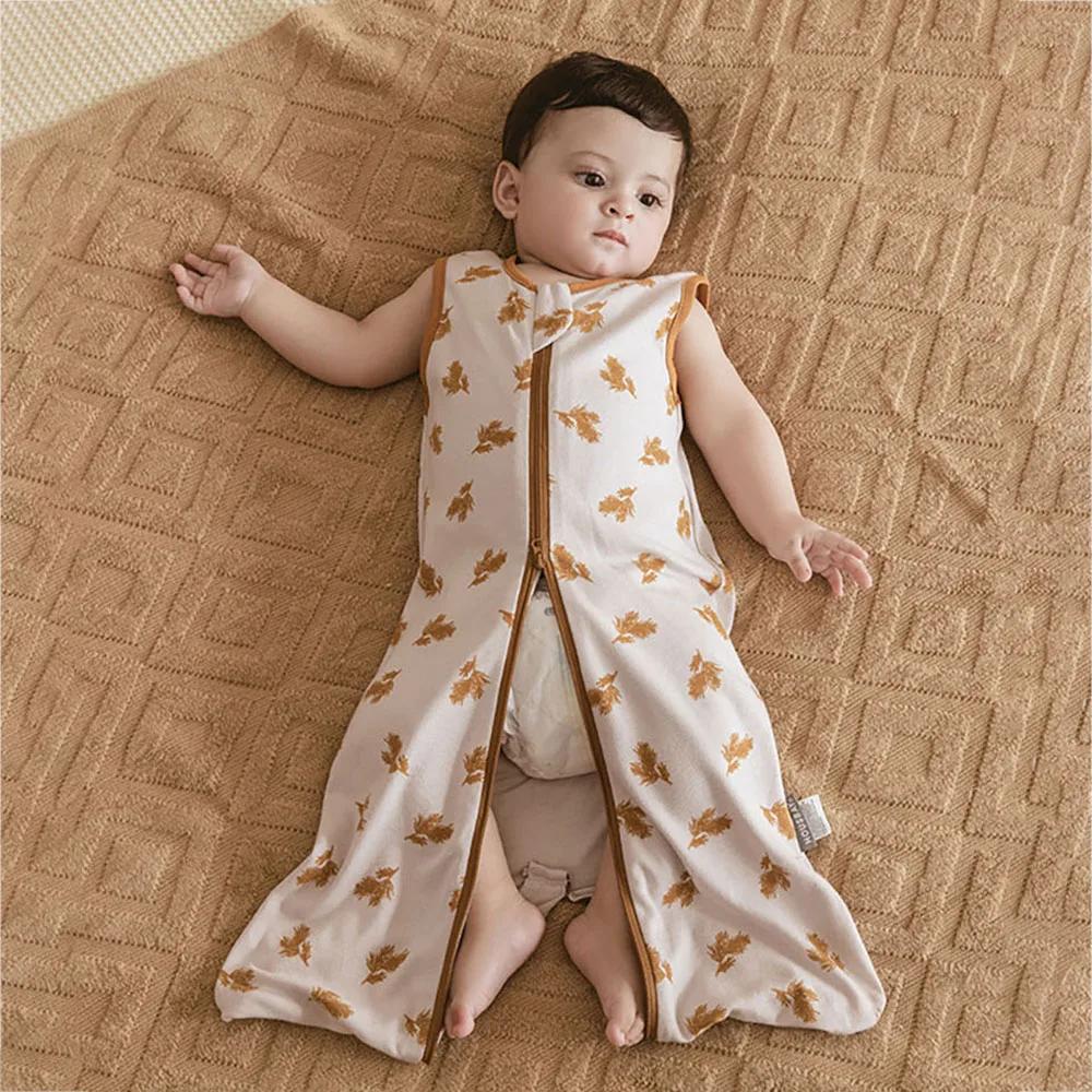 Sac de couchage pour bébés de 0 à 6 mois, emmaillotage pour nouveau-né, sac de couchage mince amovib