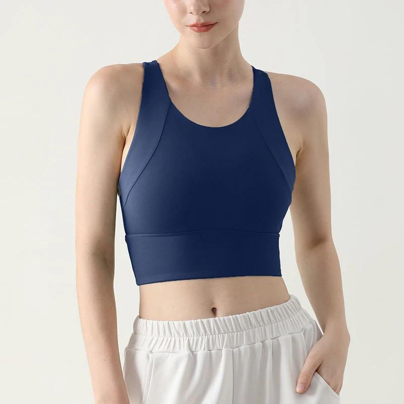 Femmes Sport soutien-gorge haut Push Up Fitness Yoga soutien-gorge sous-vêtements Sport hauts pour f
