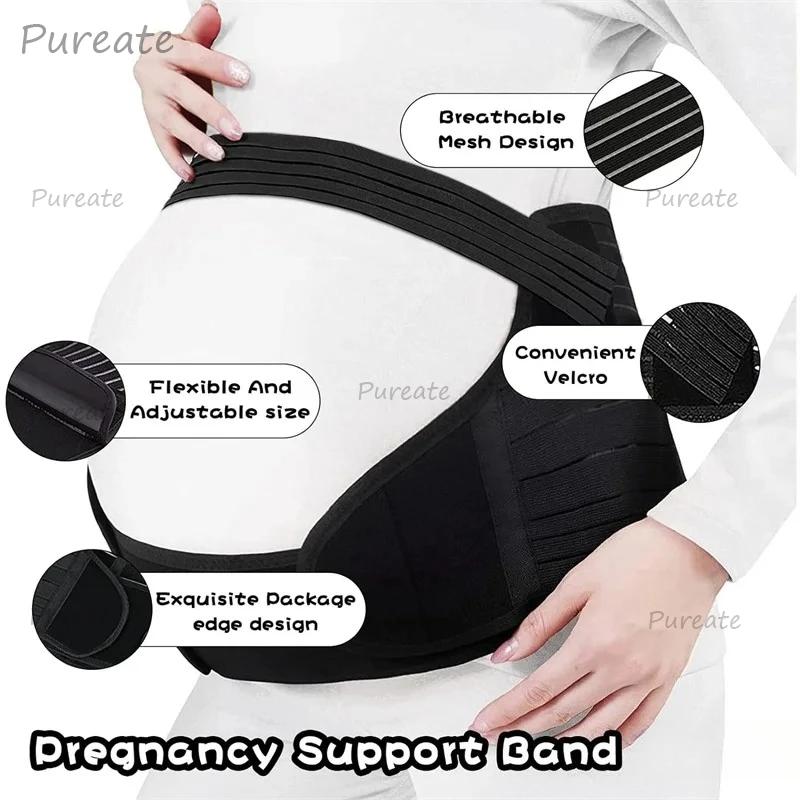 Ceinture de maternité réglable, bande de soutien pour le ventre, respirante, pour le soin de la tail