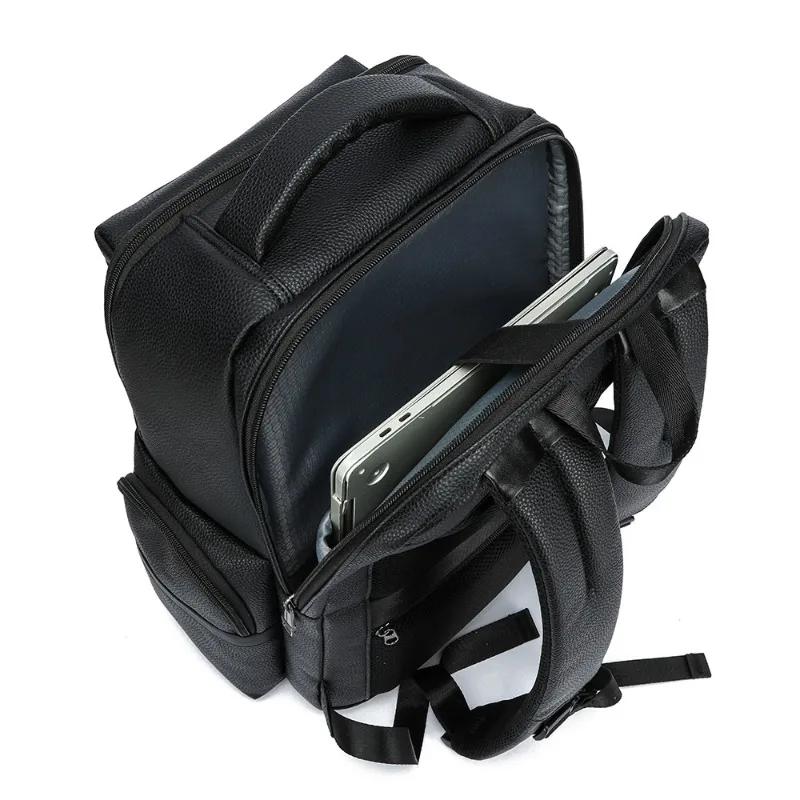 Sac à dos de luxe hommes grande capacité sacs de voyage affaires 16 pouces sac à dos pour ordinateur