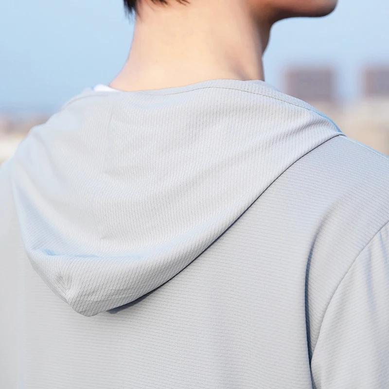 YJKVUR unisexe été nouveau UPF 50 + UV Protection solaire veste à capuche hommes femmes léger randon