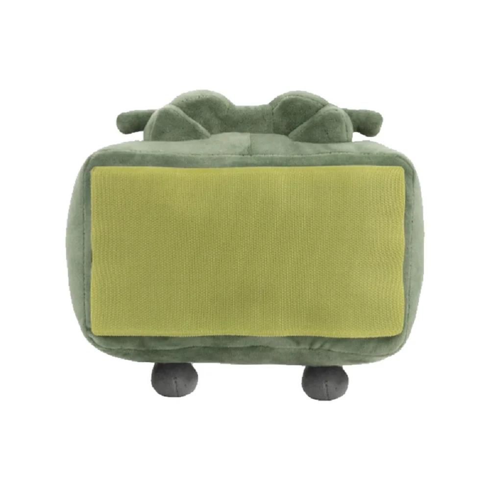 Poupée en peluche Claymore de 20CM, poupée carrée verte Kawaii, accessoires d'oreiller, modèle de Co