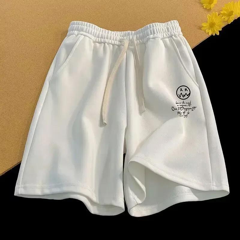 Short surdimensionné pour hommes, fin, décontracté, jambes larges, polyvalent, tendance, ample, surd