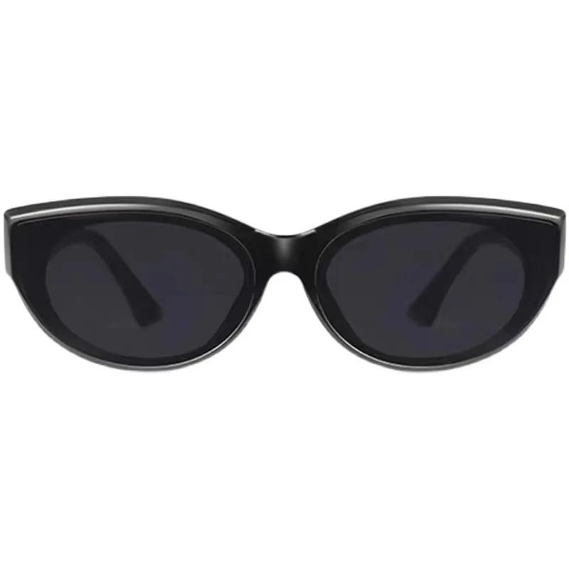 Nouveauté lunettes de soleil œil de chat femmes lunettes ovales marque Vintage elliptique carré lune