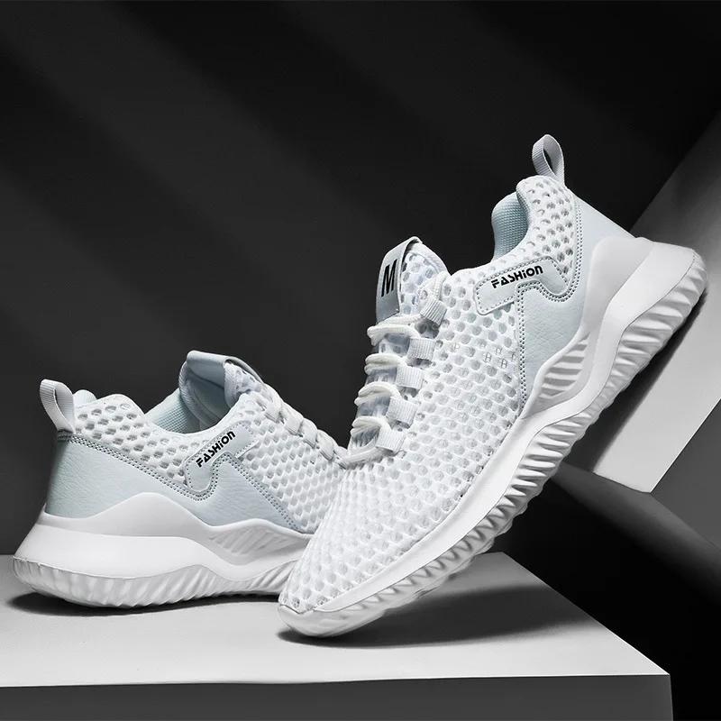 Chaussures décontractées d'été 2026 pour hommes : Mocassins respirants en maille, confortables, pour