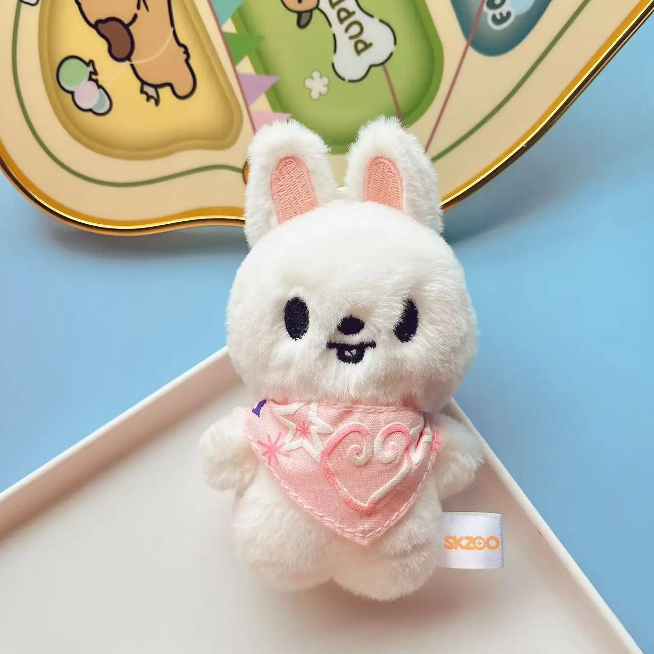 SKZOO – porte-clés en peluche pour enfants errants, écharpe d'eau, oeil de haricot Li Longfu, penden