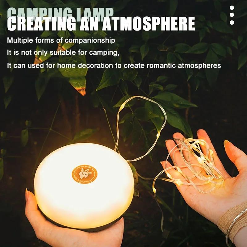 Lumières solaires lumière de Camping en plein air 10 mètres chaîne lumière extérieure tente lumière 
