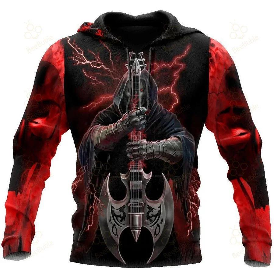 Sweat à capuche Skull Bearing pour hommes, sweat-shirt unisexe, vêtements décontractés respirants, m
