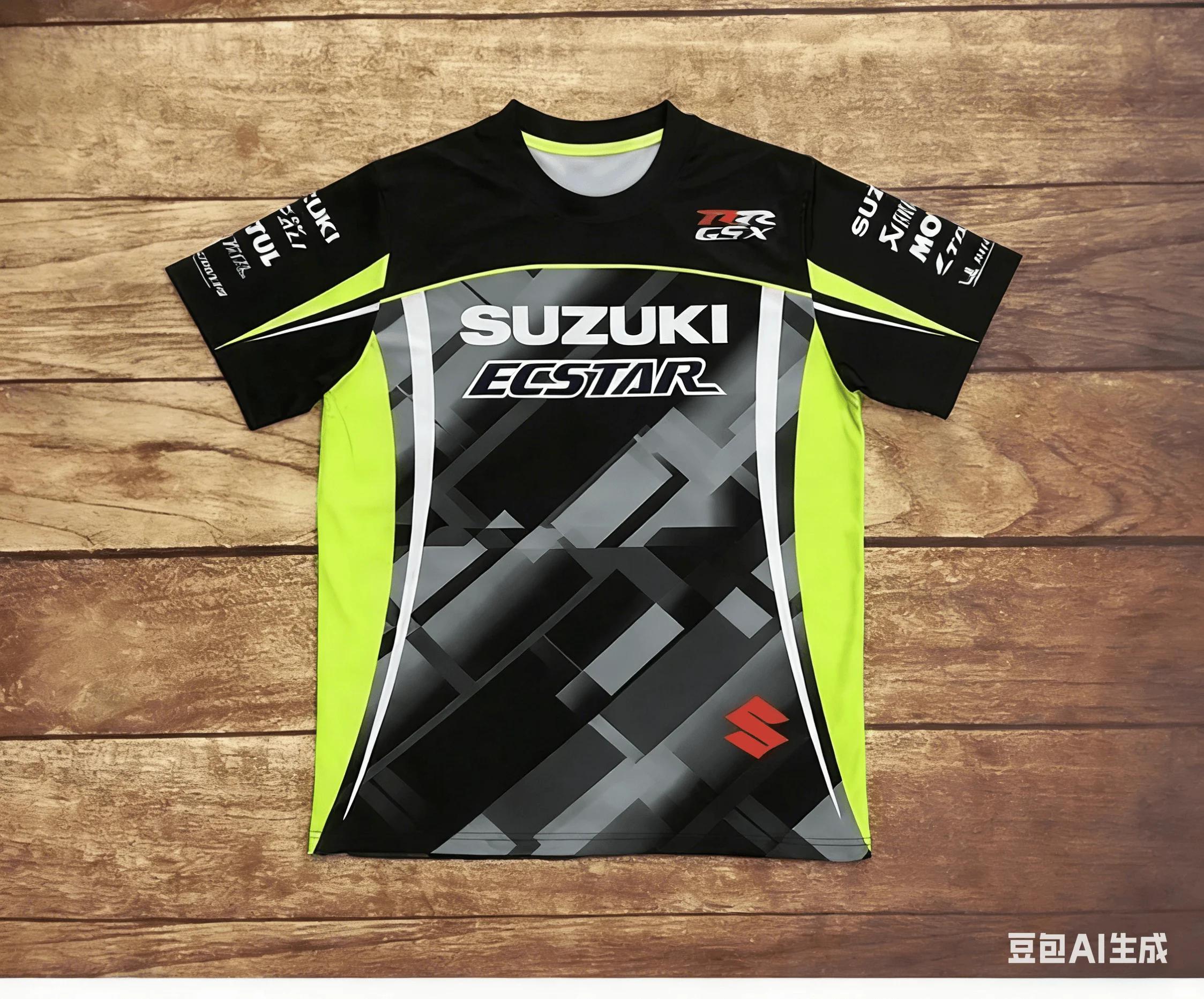 Nouveau T-shirt Homme Moto Suzuki 3D Imprimé Été 2026 – Sport Quotidien, Activités de Plein Air, Fit