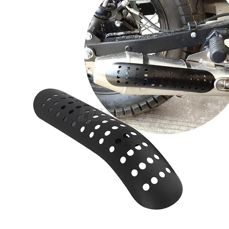 Couvercle de bouclier thermique universel pour tuyau d'échappement de Moto, protection de silencieux