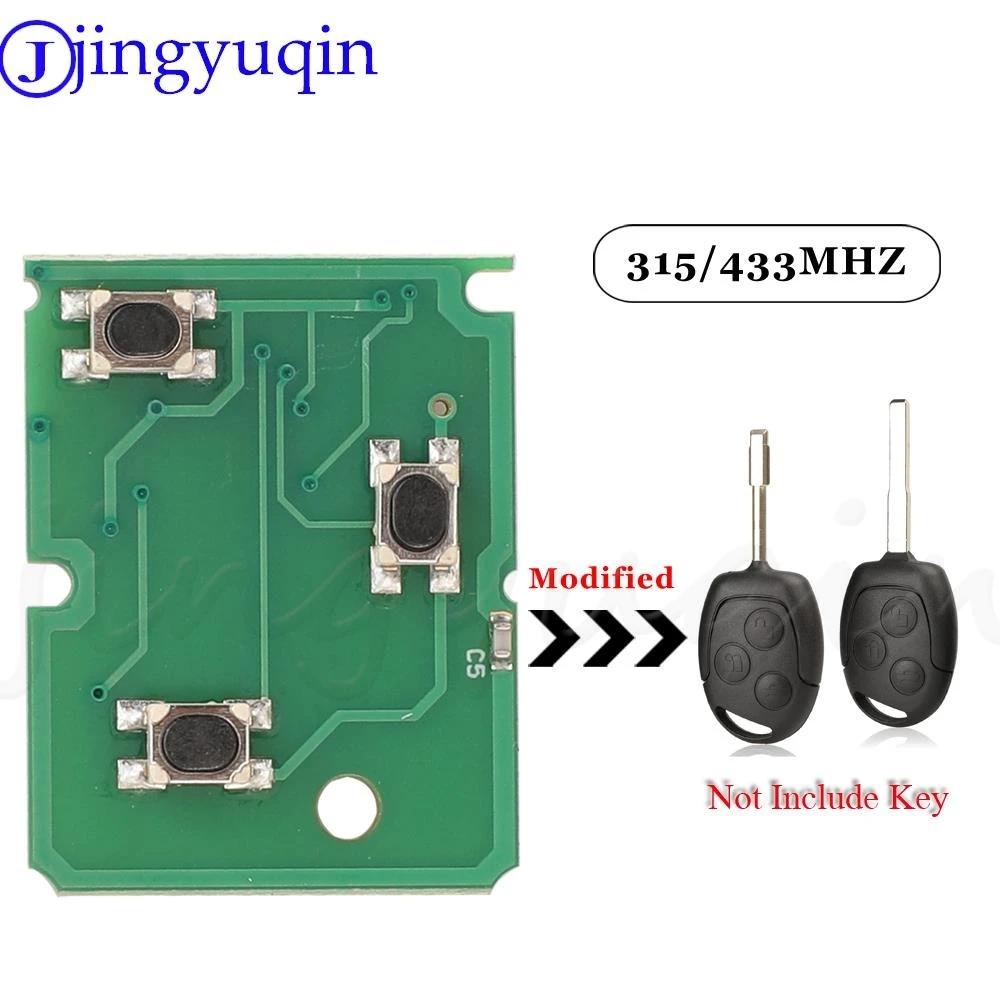 Jingyuqin 3 boutons clé à distance de voiture pour Ford Focus 2 Fiesta Transit Mondeo échangeable 31