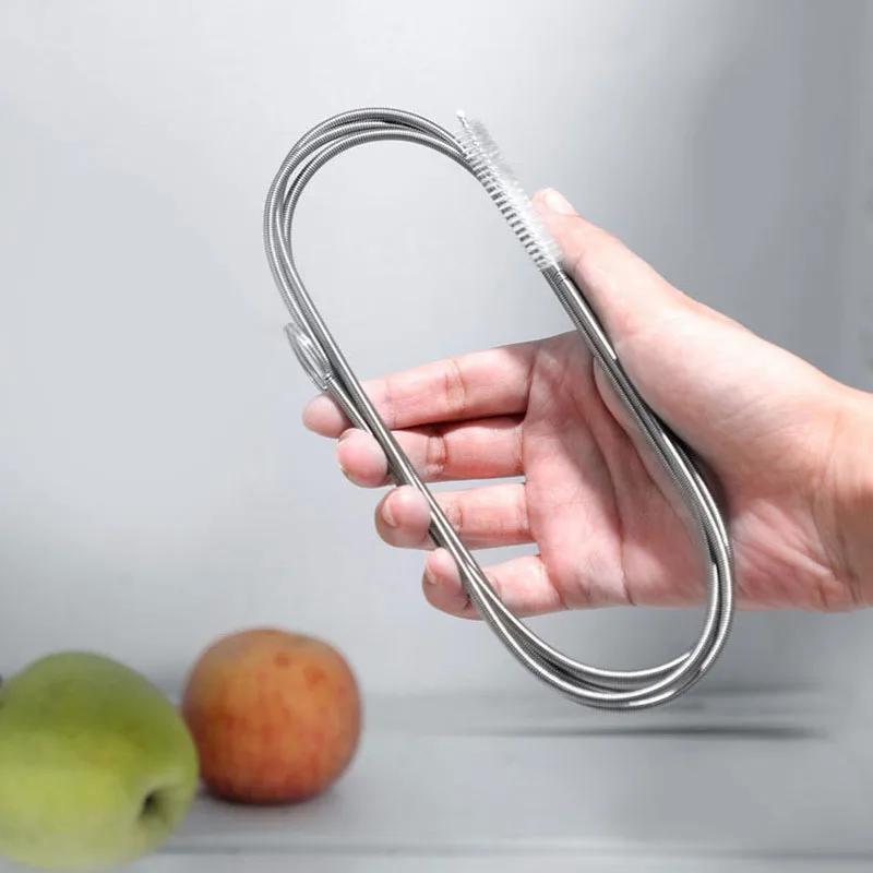 Dissolvant de bouchons de trou de vidange de réfrigérateur, outils de nettoyage de drague, brosse de