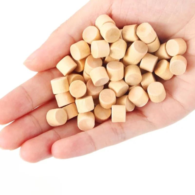Bouchons de trou de vis en liège à tête plate, 100 pièces, Grain de bois hollandais, travail du bois