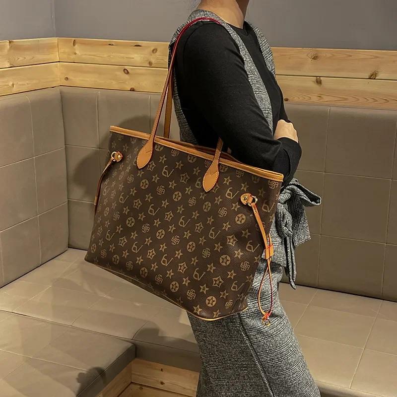 Sac fourre-tout imprimé grande capacité tendance 2026, nouveau sac à bandoulière polyvalent pour fem