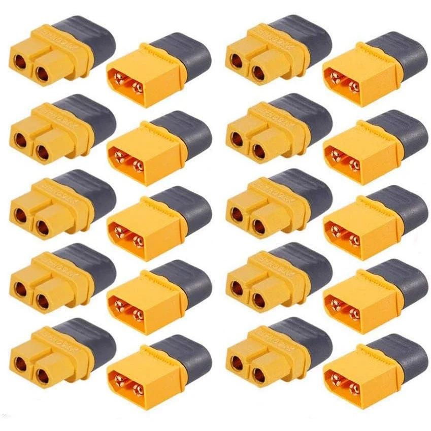 5/10 paires de connecteurs XT60H avec boîtier de gaine, prise femelle/mâle XT60 pour batterie RC Lip