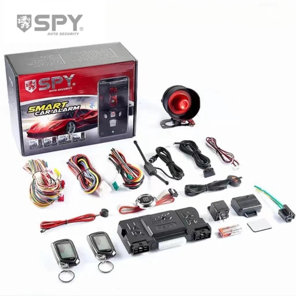 Système d'alarme de voiture SPY 2 voies PKE, Kit d'entrée sans clé à distance, Module de démarrage d
