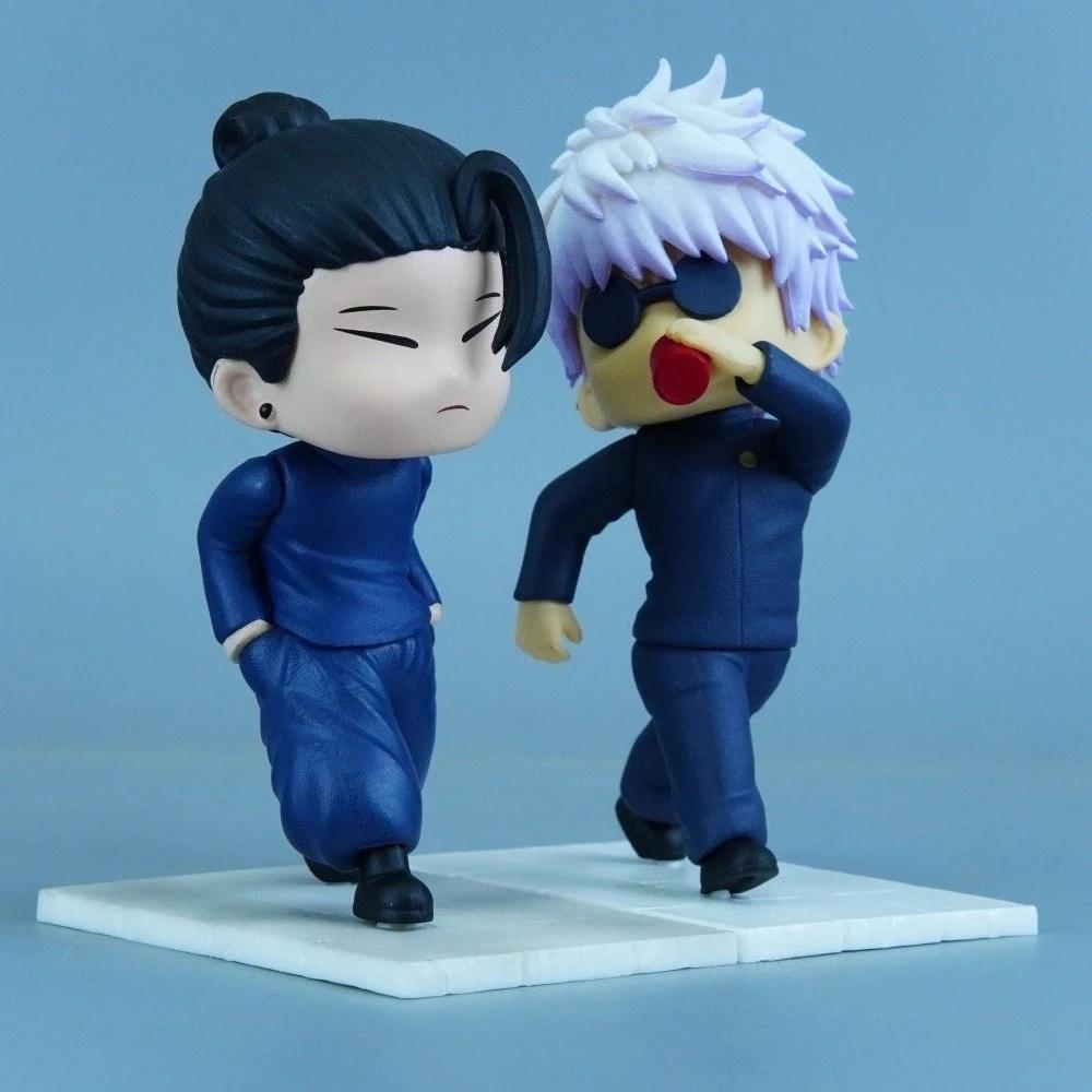 11 cm/4.33in Anime Jujutsu Kaisen Figure Geto Suguru Gojo Satoru figurines d'action Pvc Statue Colle
