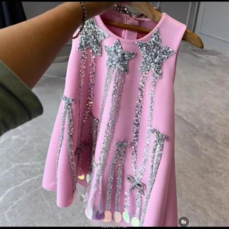Robe de soirée 2025 enfants robe Halloween enfants une ligne Costume anniversaire princesse robe ten