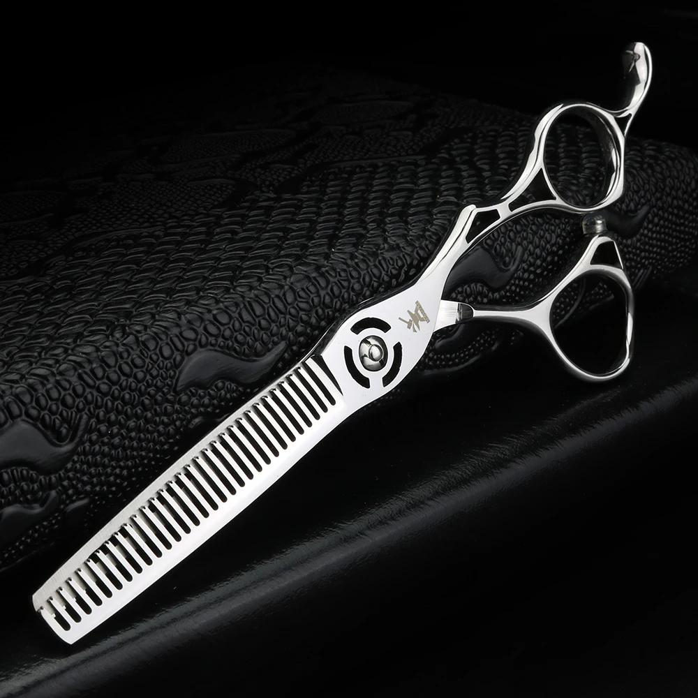 XUANFENG – ciseaux à manche creux de 6 pouces, ciseaux de coupe de coiffeur et ciseaux fins en acier