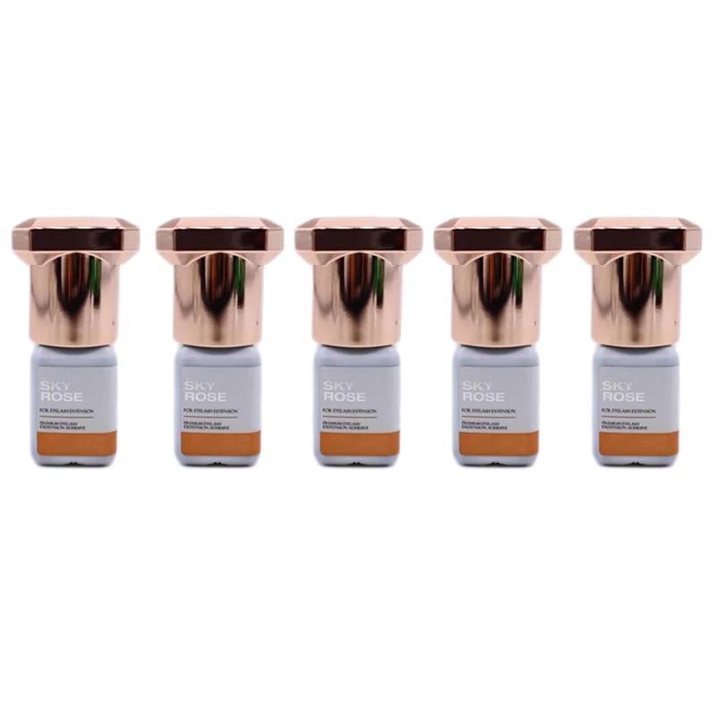 Colle Rose ciel originale coréenne, 10 bouteilles, fournitures d'extension de cils, 5ml, outils de m