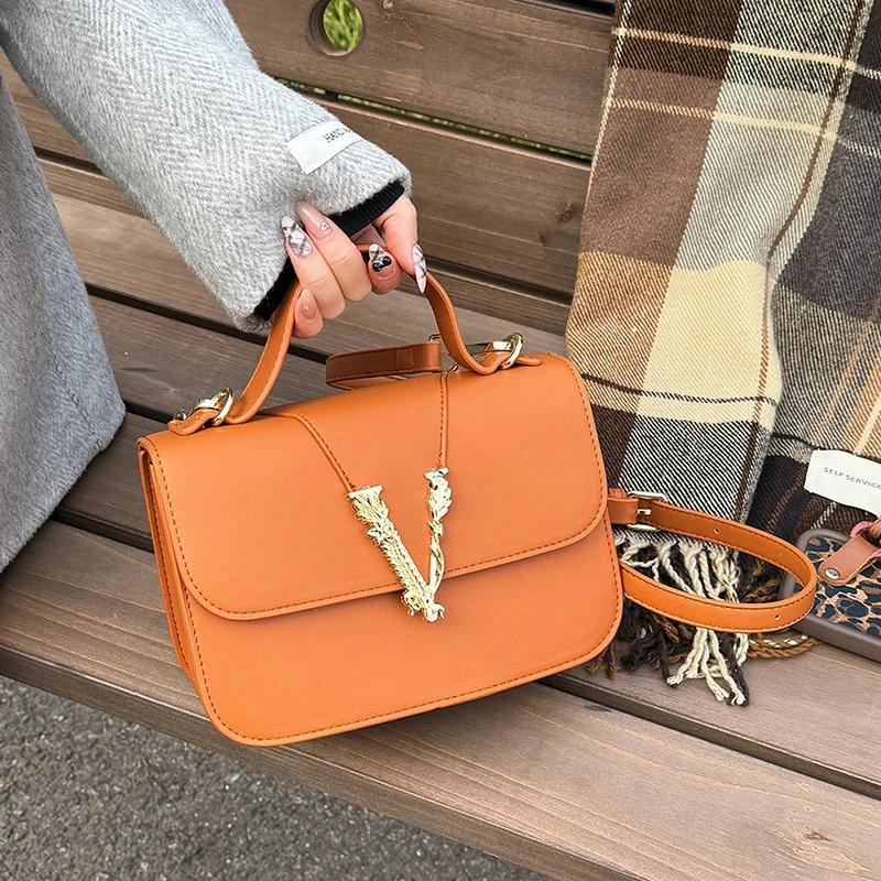 Sac fourre-tout vintage à la mode pour femmes, style parisien classique, cuir haut de gamme, sac à m