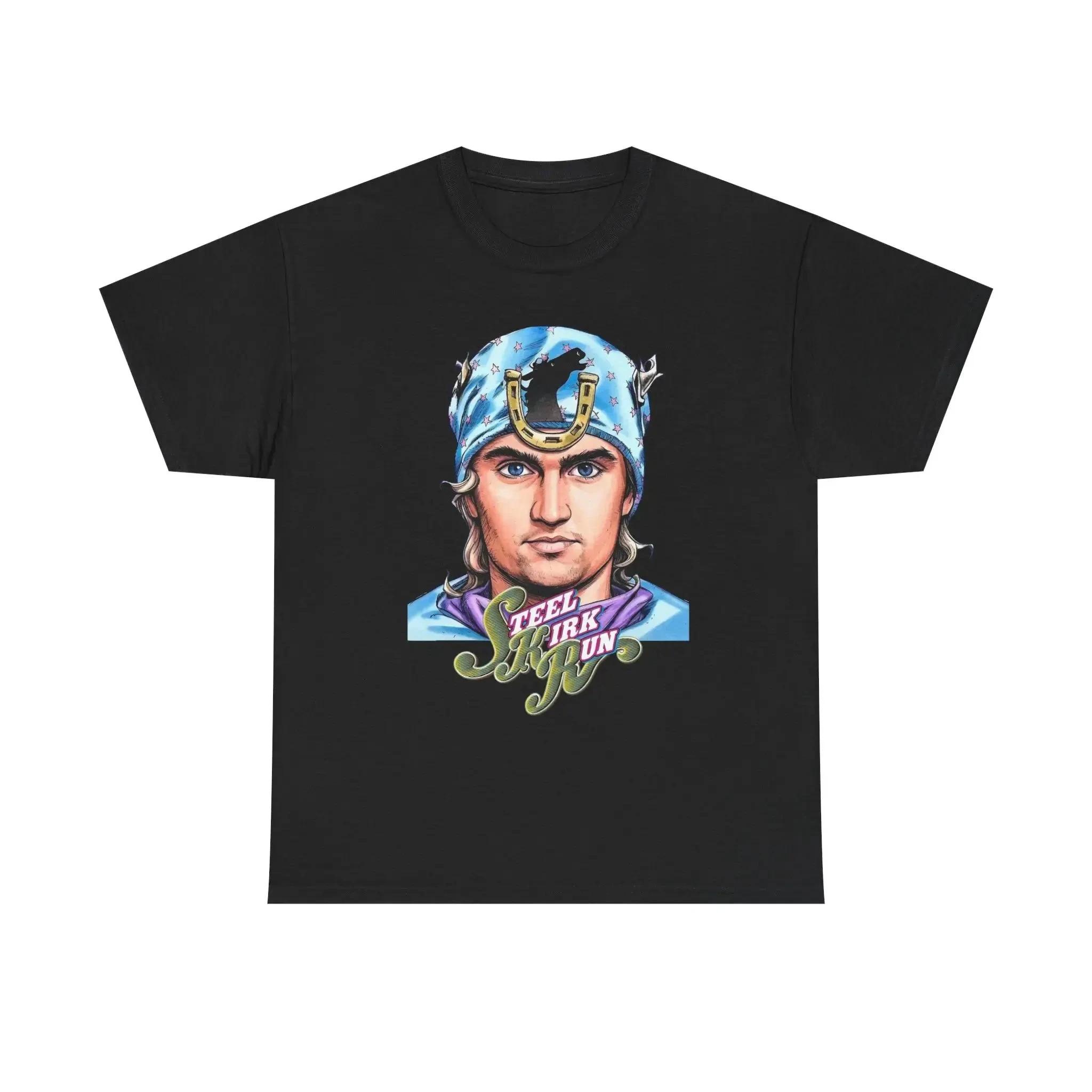 T-shirt unisexe en coton 100% avec motif anime Jojo 7 Steel Ball Run Charlie Kirk & Gyro Zeppeli, no