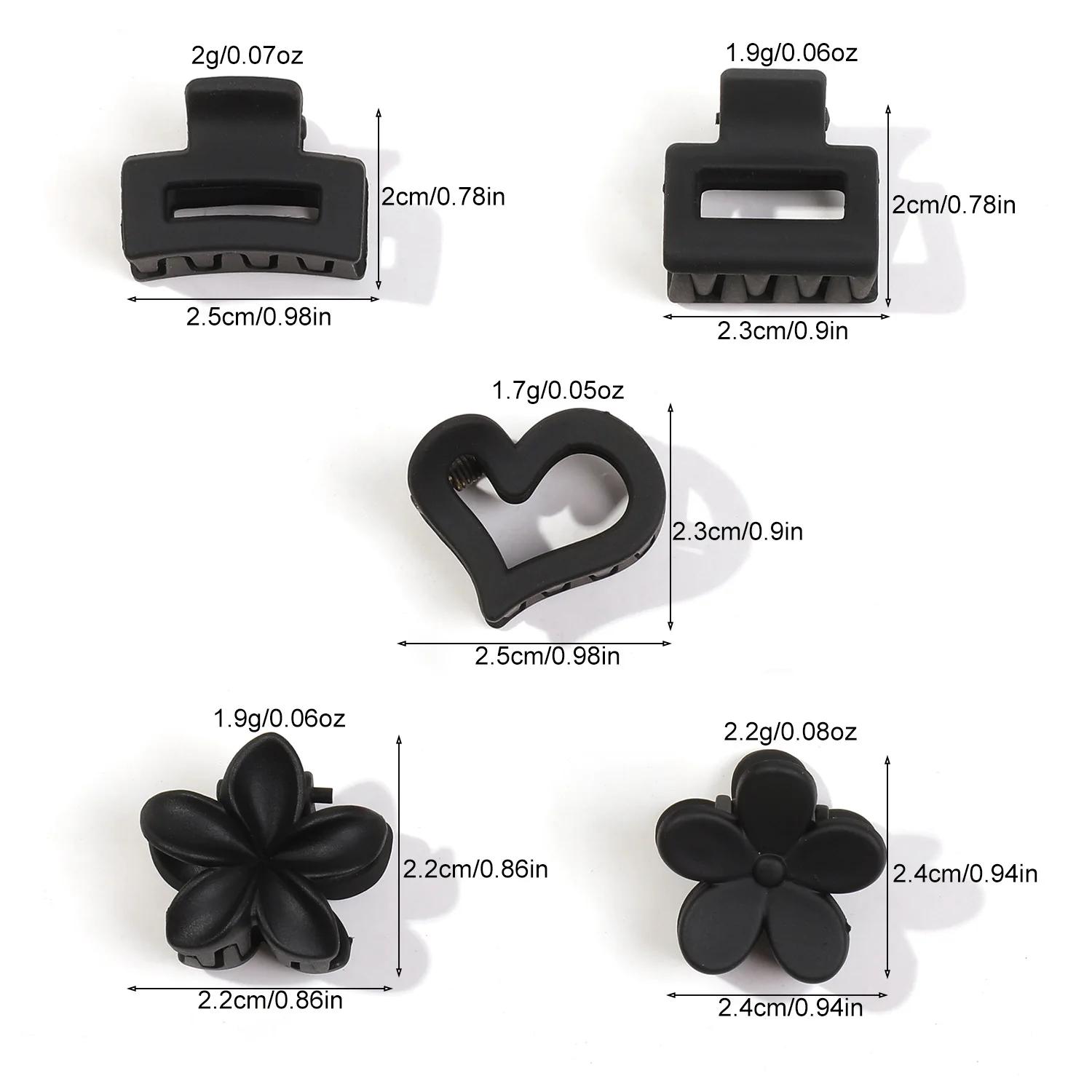 Nouvelle mode 12 pièces/ensemble petites Barrettes à cheveux géométriques florales pour enfants femm